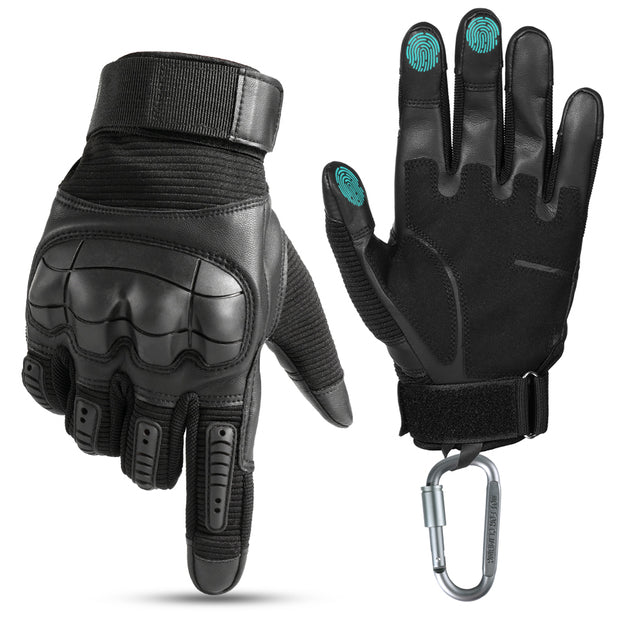 PU Leather Army Military Gloves