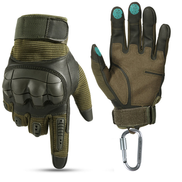 PU Leather Army Military Gloves