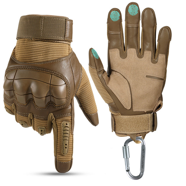 PU Leather Army Military Gloves