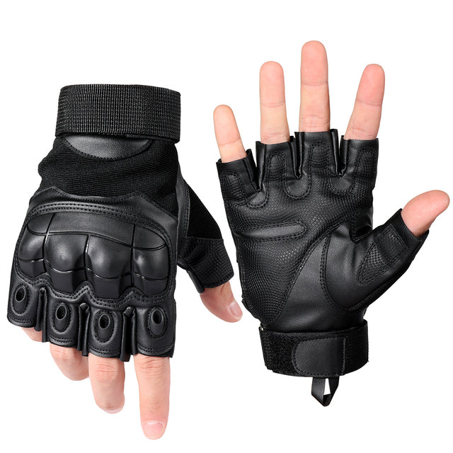 PU Leather Army Military Gloves