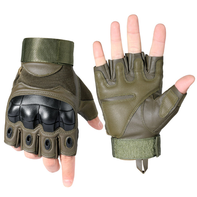 PU Leather Army Military Gloves