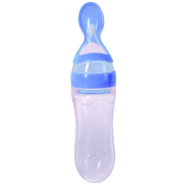 Baby Silicone Spoon Bottle Feeder