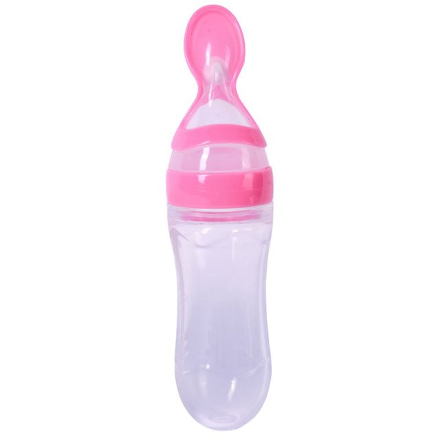 Baby Silicone Spoon Bottle Feeder