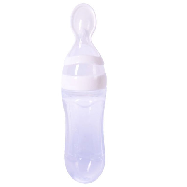 Baby Silicone Spoon Bottle Feeder