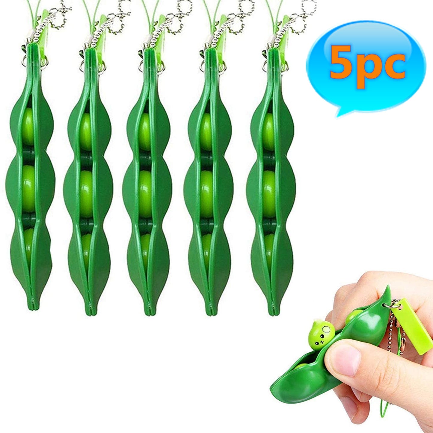 Peas Beans Keychain