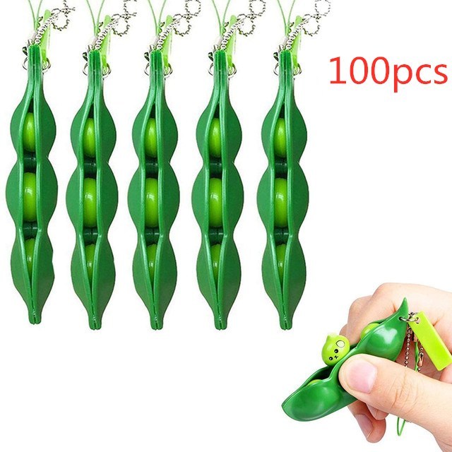 Peas Beans Keychain