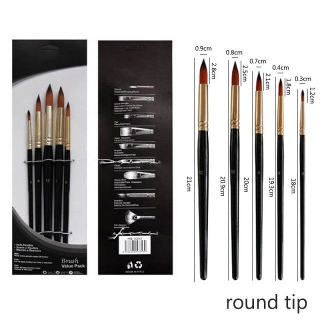 Artist Paint Brush Set