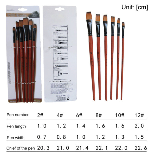 Artist Paint Brush Set