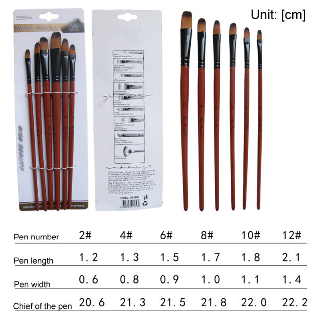 Artist Paint Brush Set