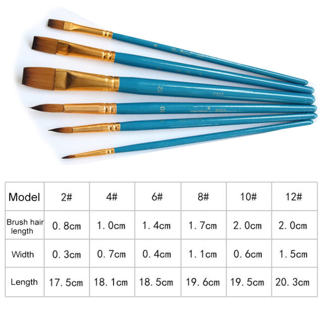 Artist Paint Brush Set