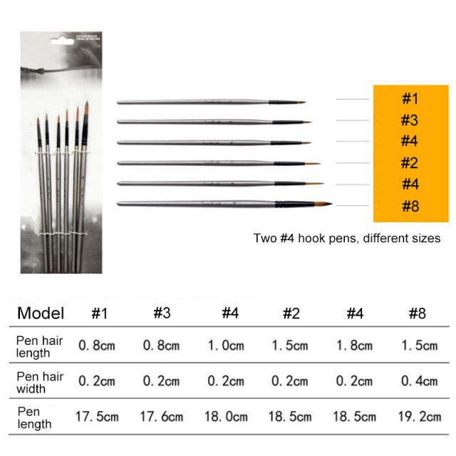 Artist Paint Brush Set