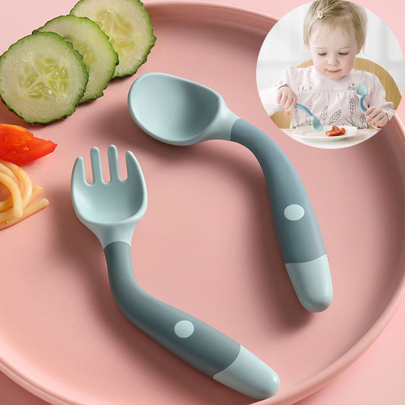 Silicone Spoon Fork for Baby