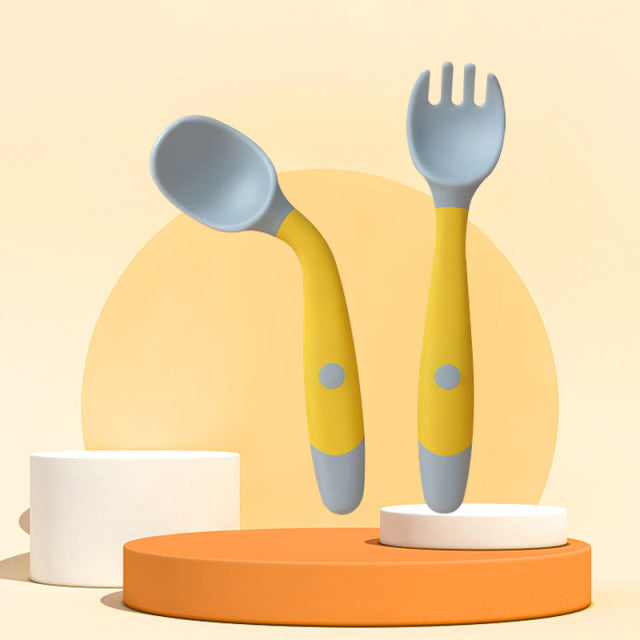 Silicone Spoon Fork for Baby