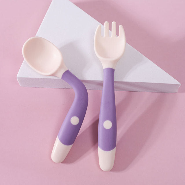 Silicone Spoon Fork for Baby