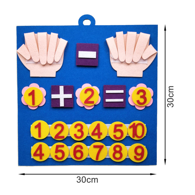 Felt Finger Numbers Toy