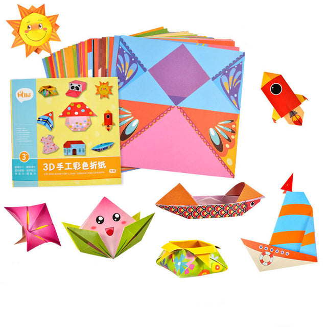 3D DIY Origami Paper Toys