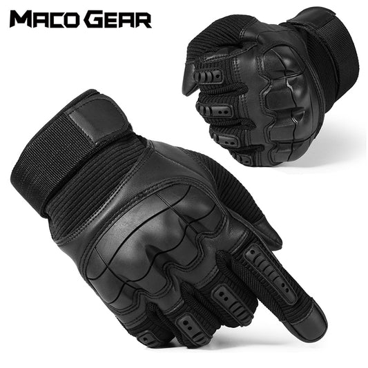 PU Leather Army Military Gloves